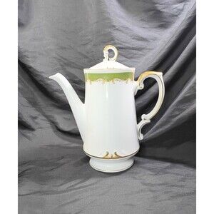 Style House Regency Teapot Green and Gold